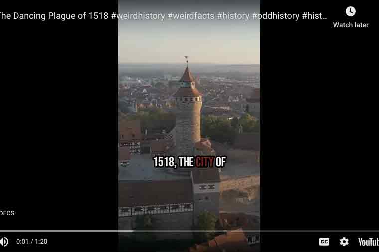 [VIDEO] The Dancing Plague of 1518